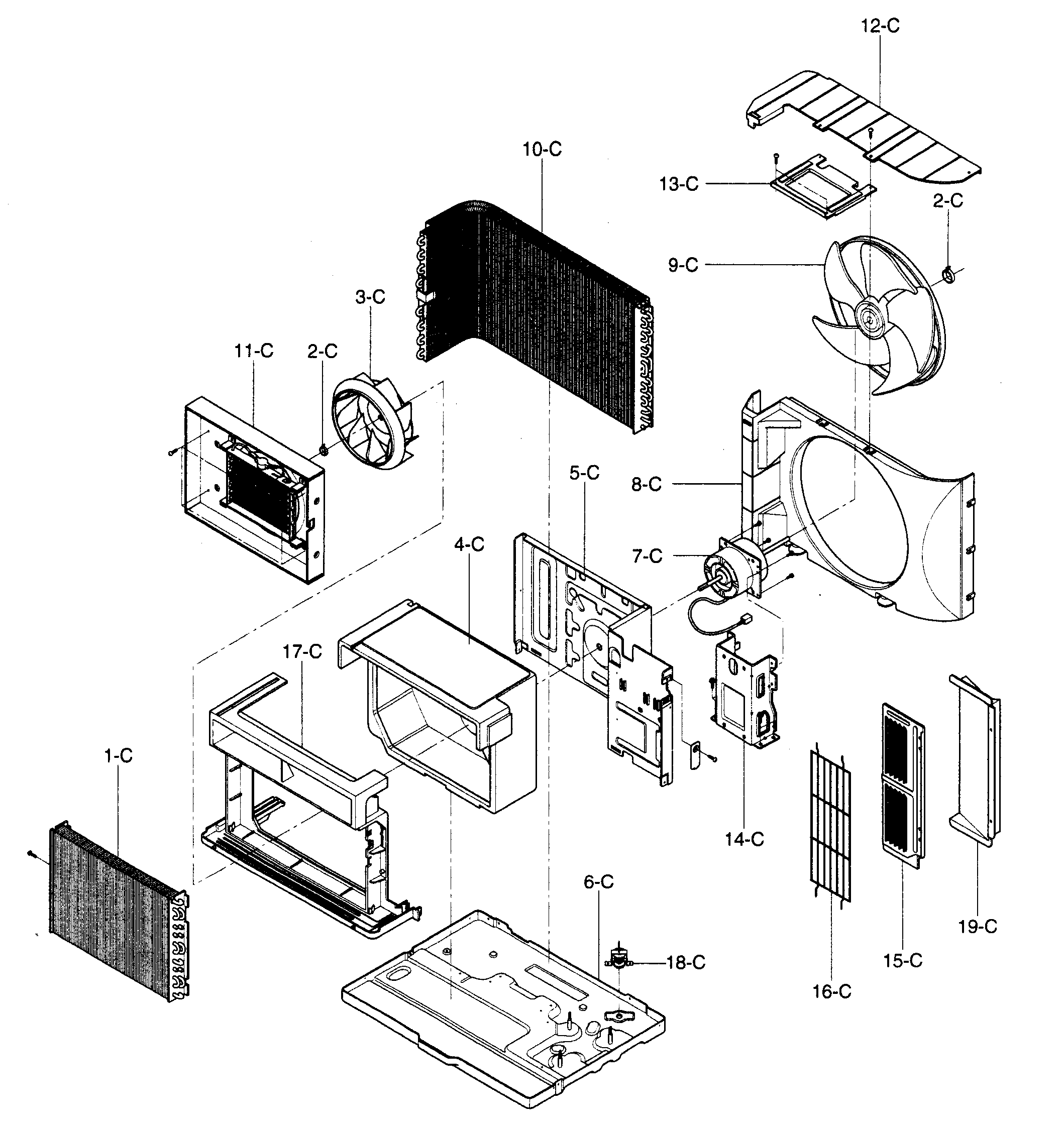 Air handling/cycle parts