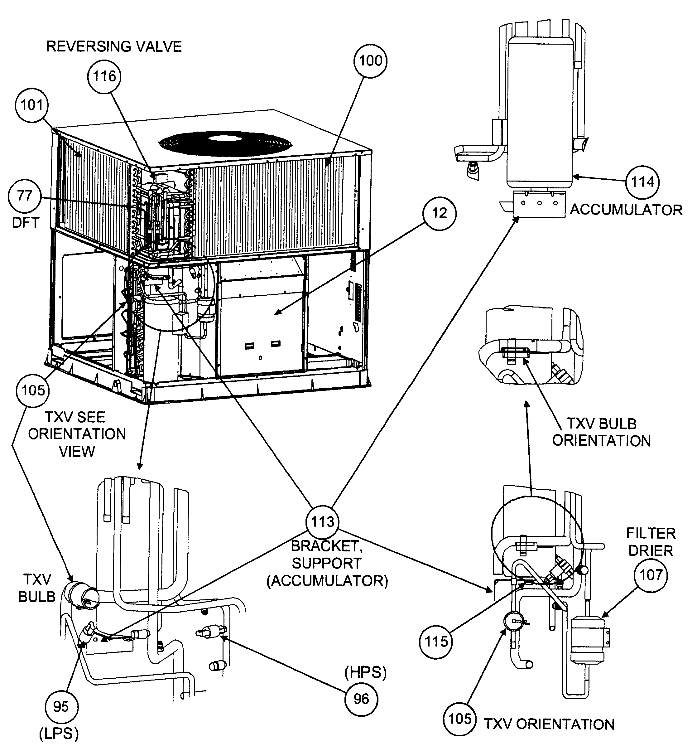 Reversing valve