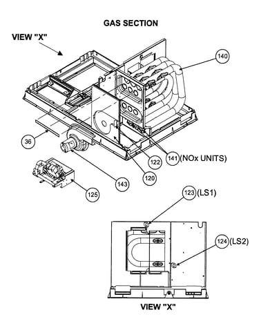 Gas section