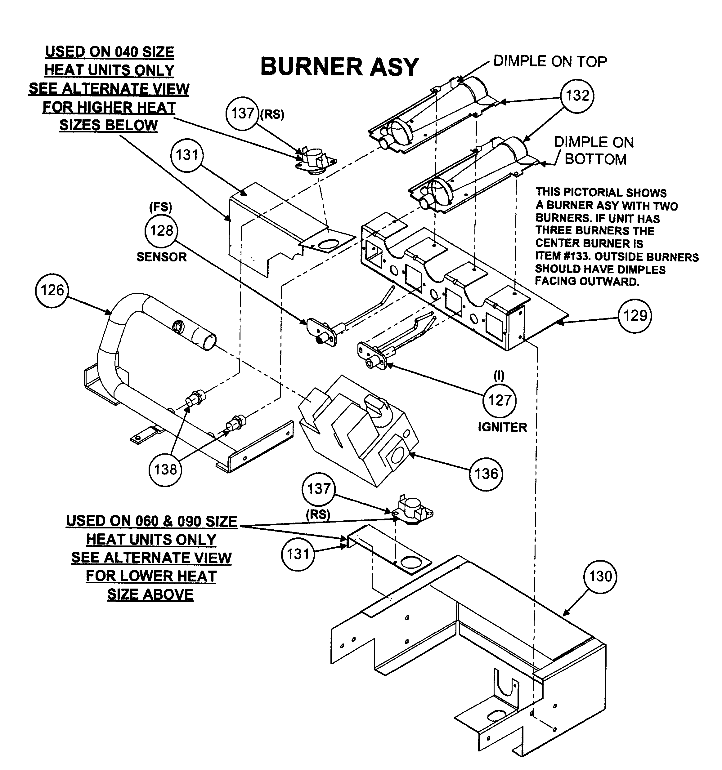 Burner assy