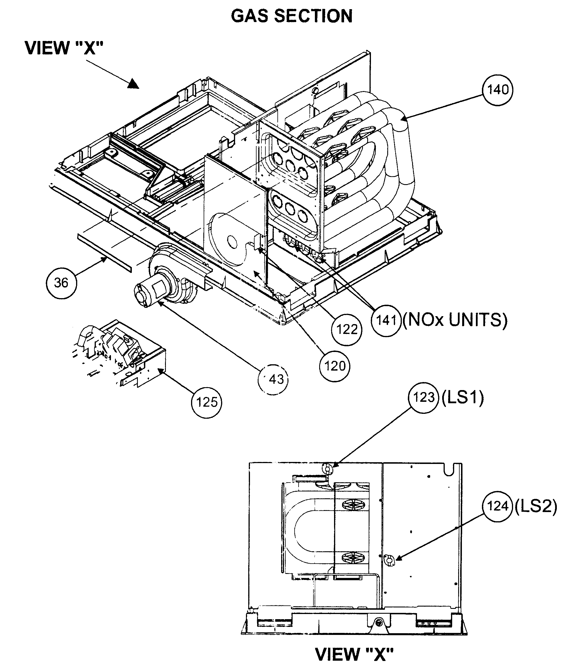 Gas section
