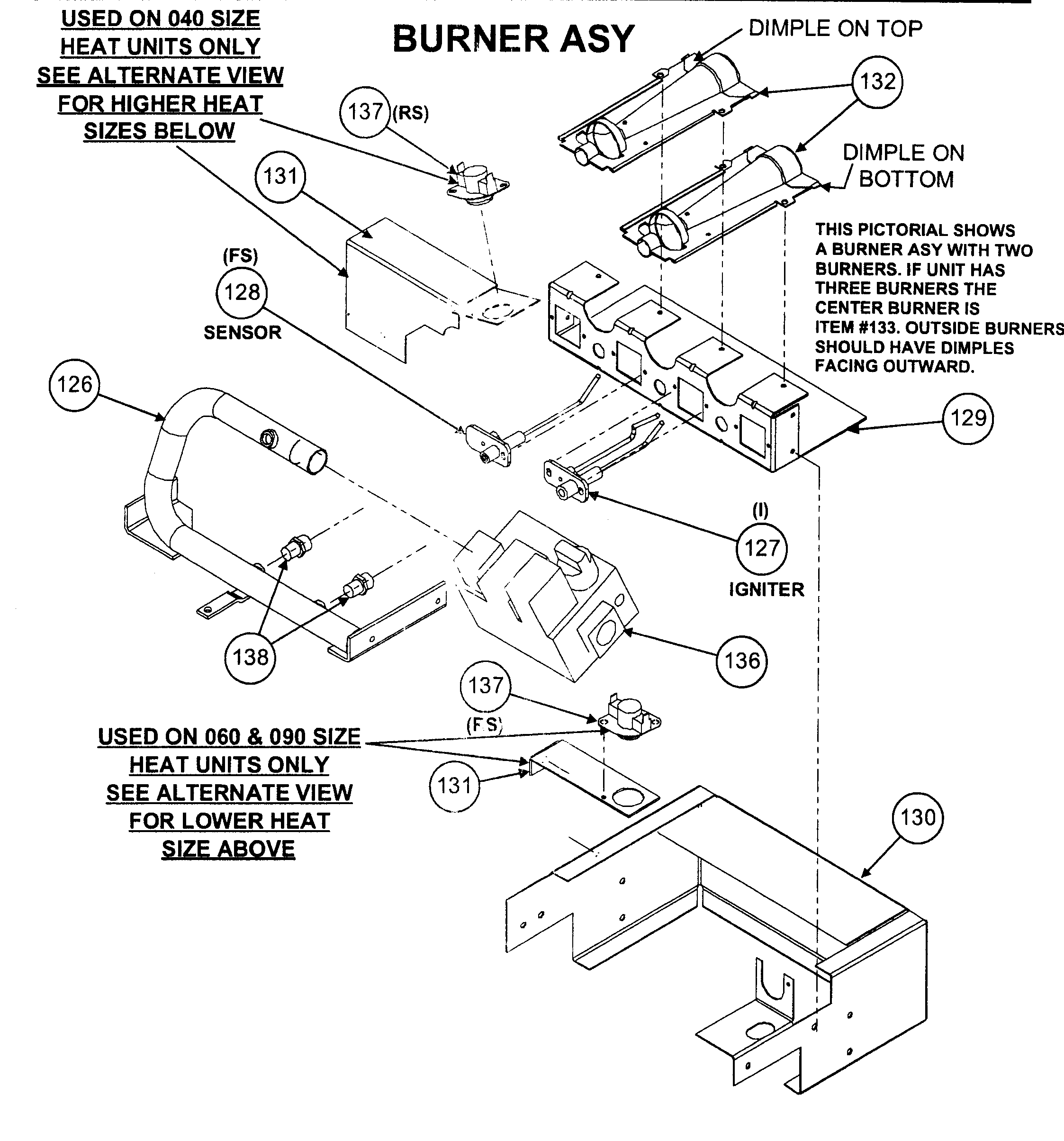 Burner assy
