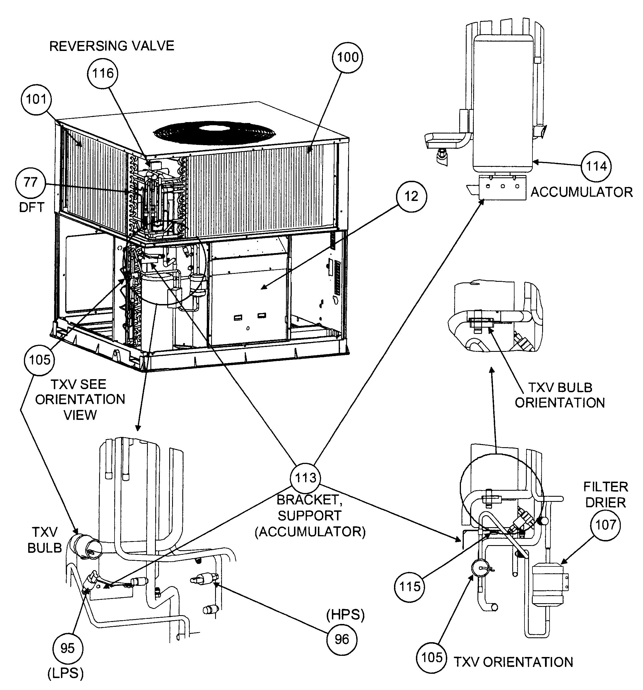 Reversing valve