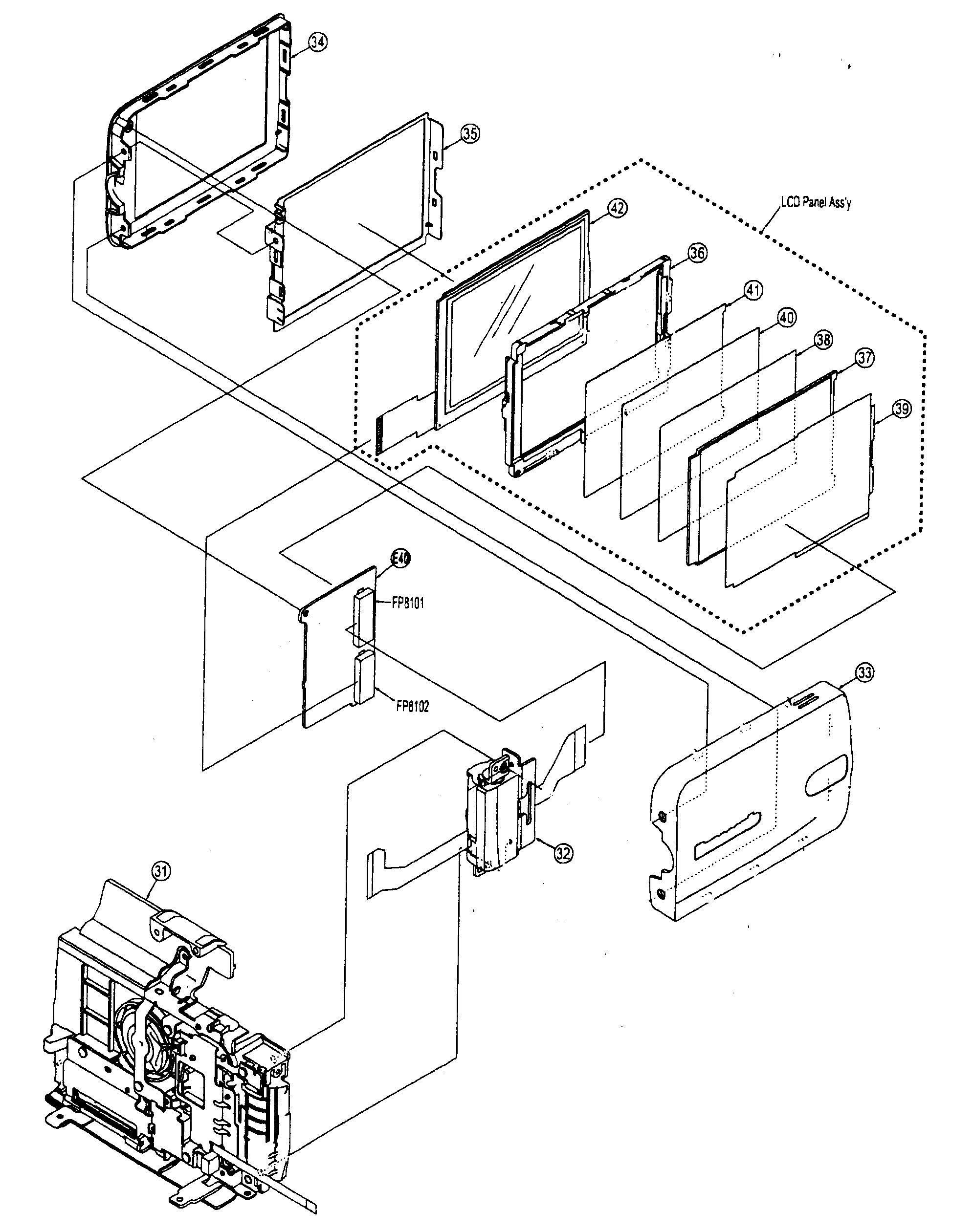 Lcd assy