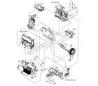 Panasonic PV-GS35P cabinet parts diagram