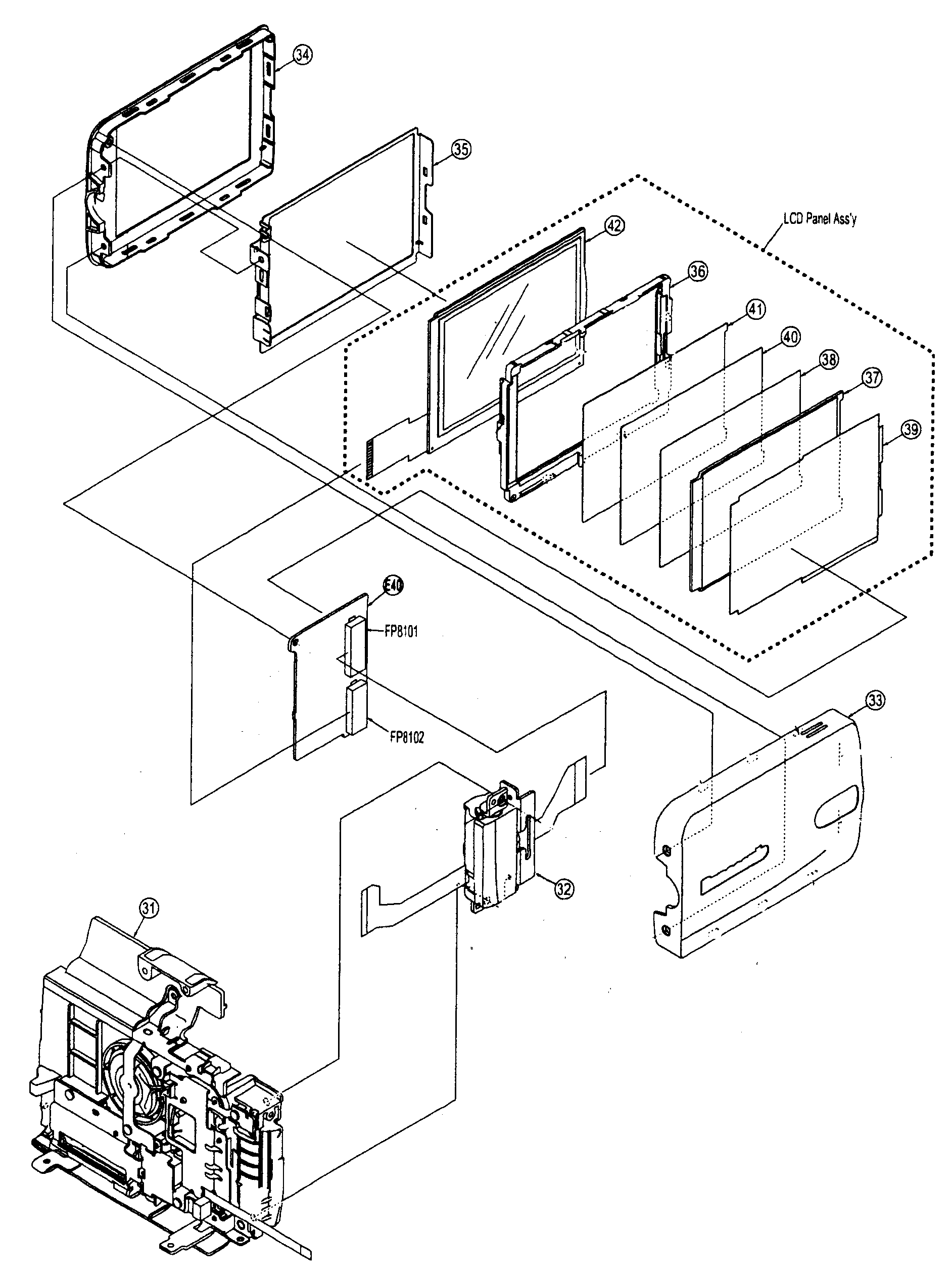 Lcd assy