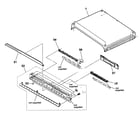 Sony HCD-FX80 cabinet parts diagram