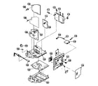 Sony KDF-E55A20 chassis assy diagram