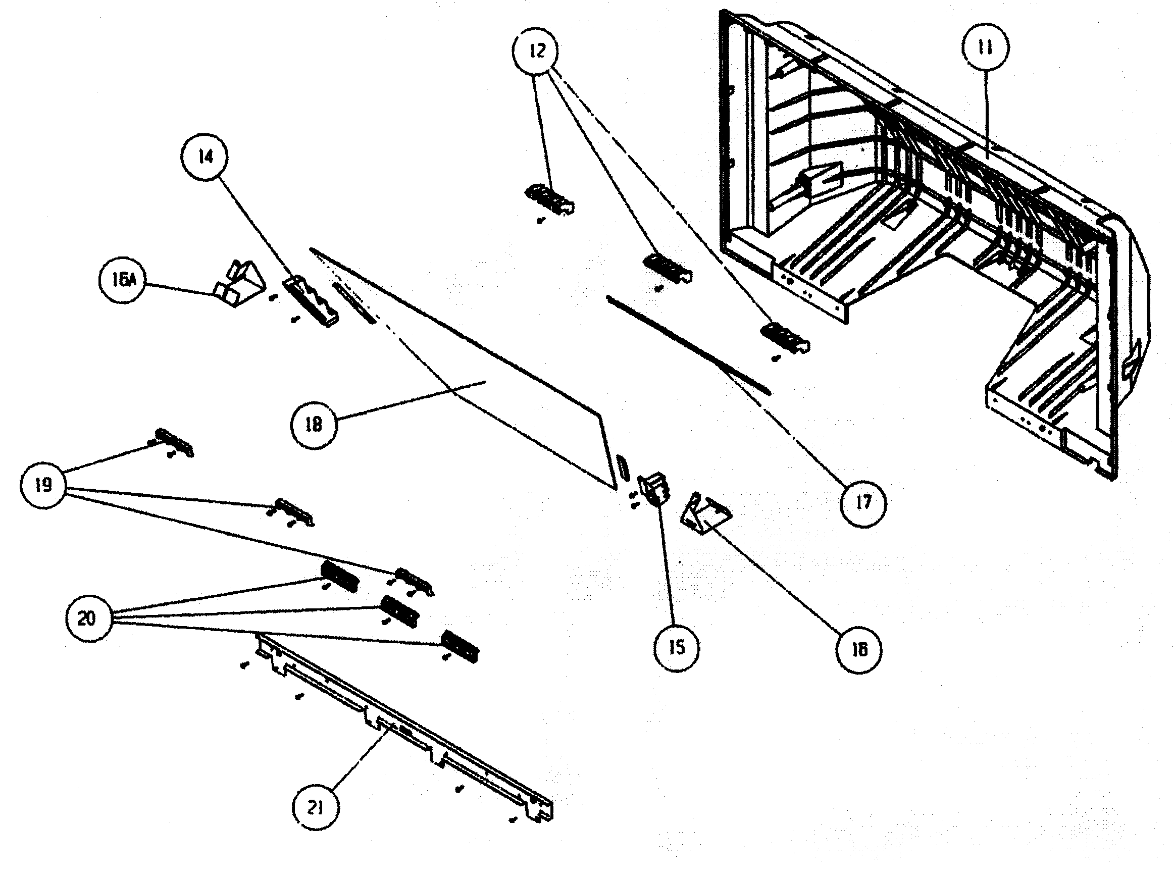 Back assy