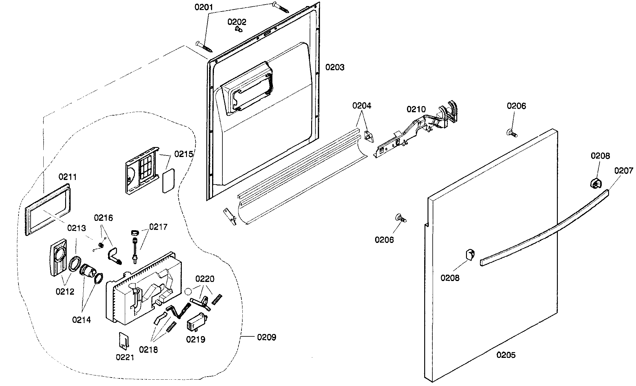 Door assy
