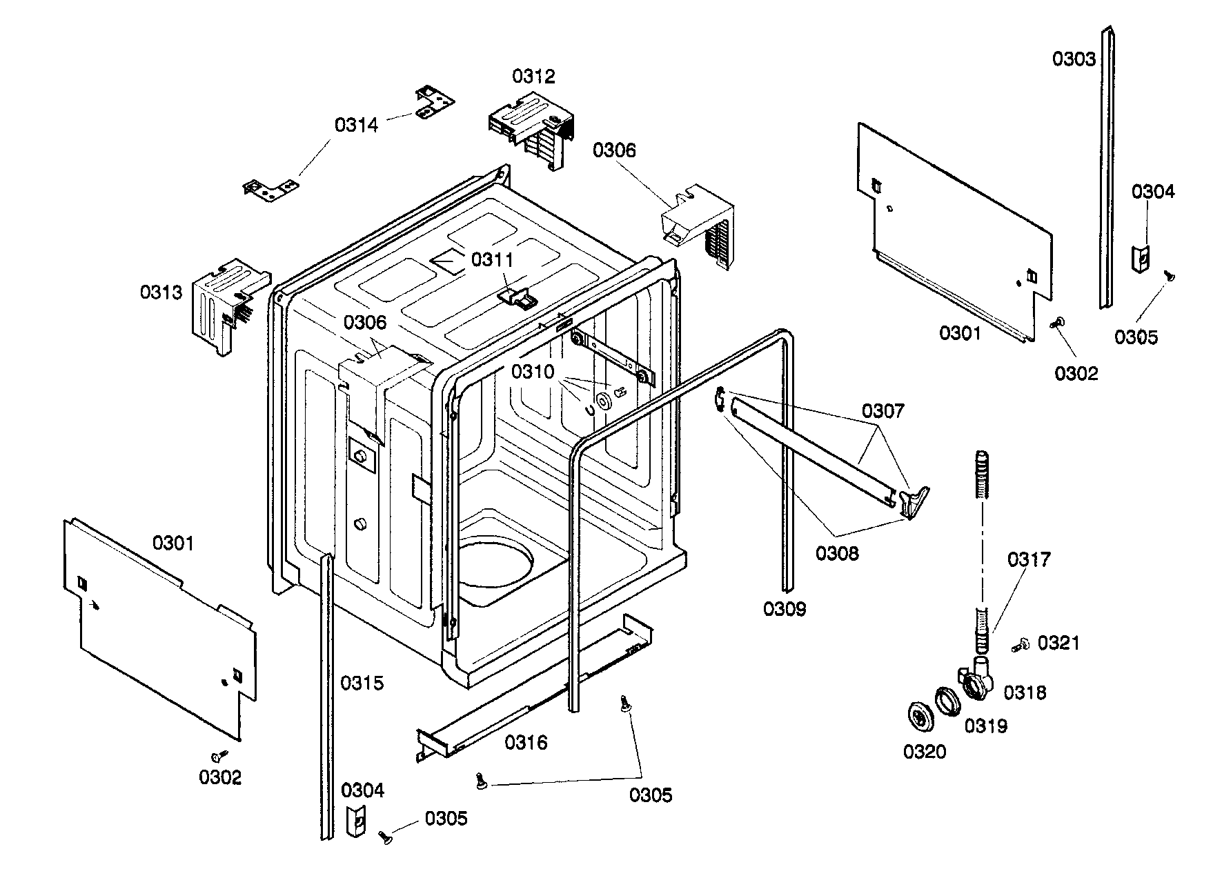 CABINET PARTS