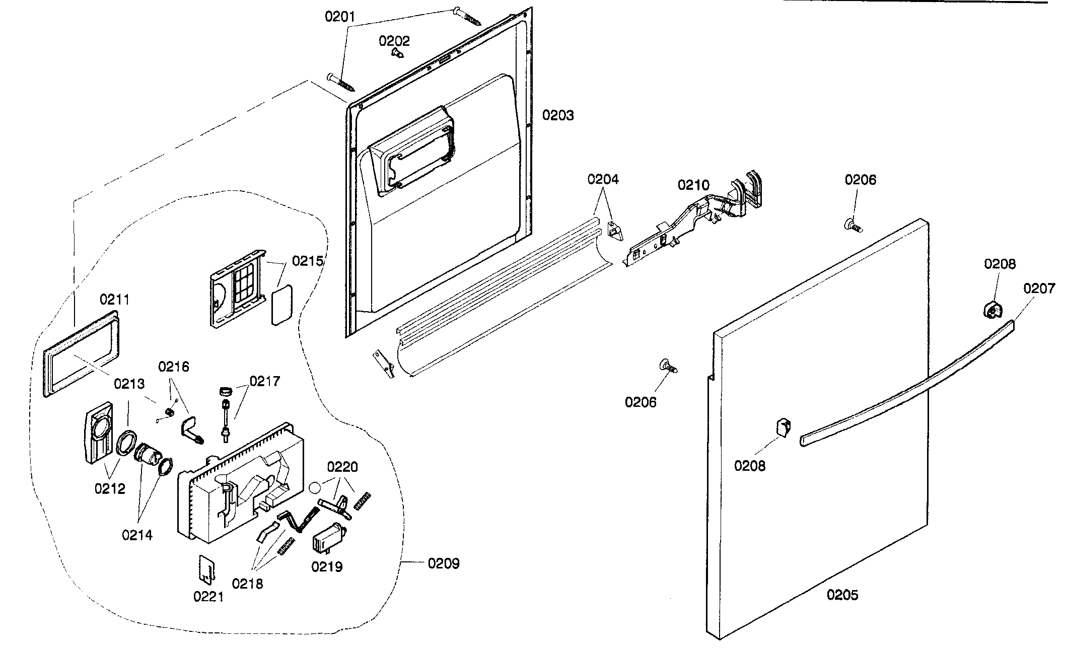 Door assy