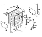 Bosch SHE44C07UC/22 cabinet parts diagram