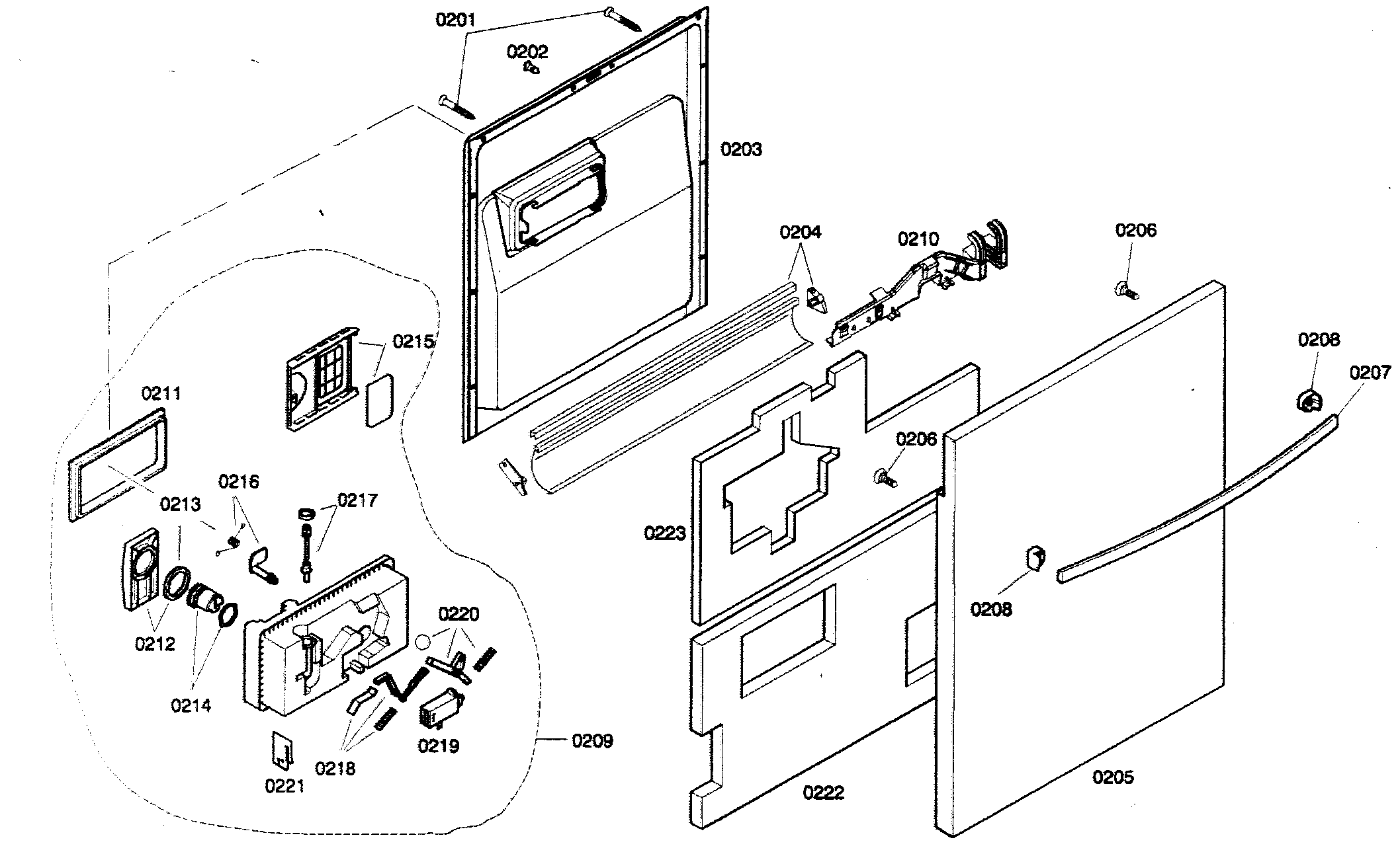 Door assy
