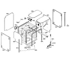 Bosch SHX99A15UC/19 cabinet parts diagram