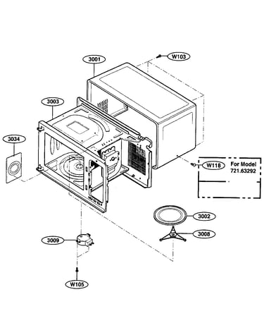 Oven cavity parts