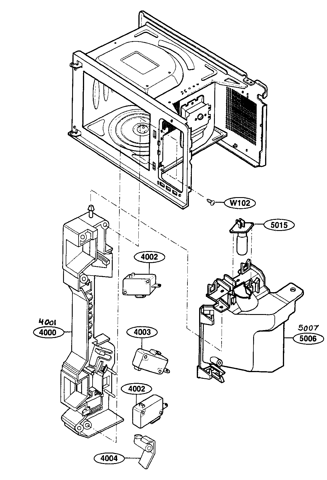 Latch board parts