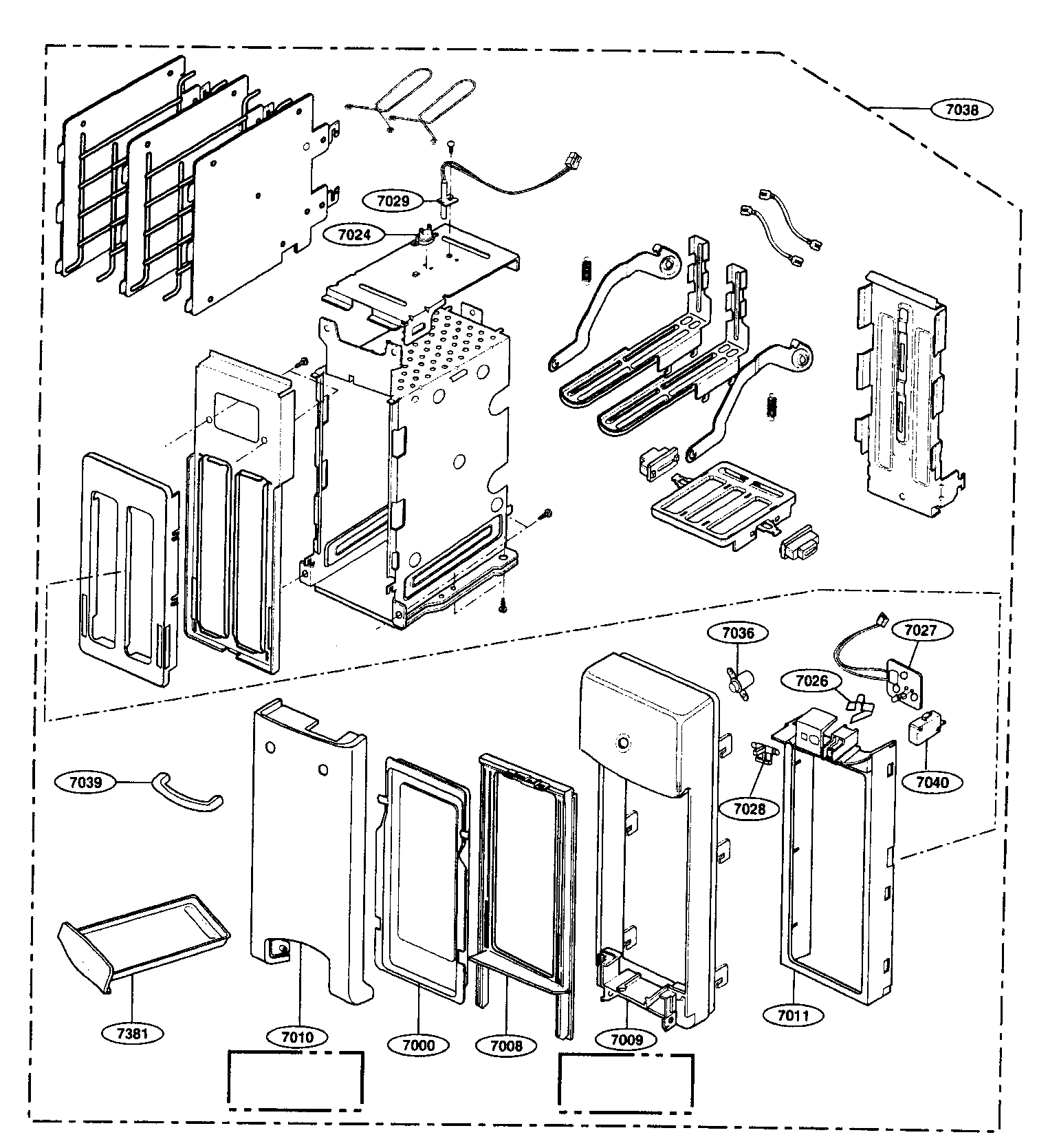 Toaster parts