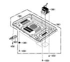 Kenmore 72166292500 base plate parts diagram