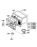 Oven cavity parts