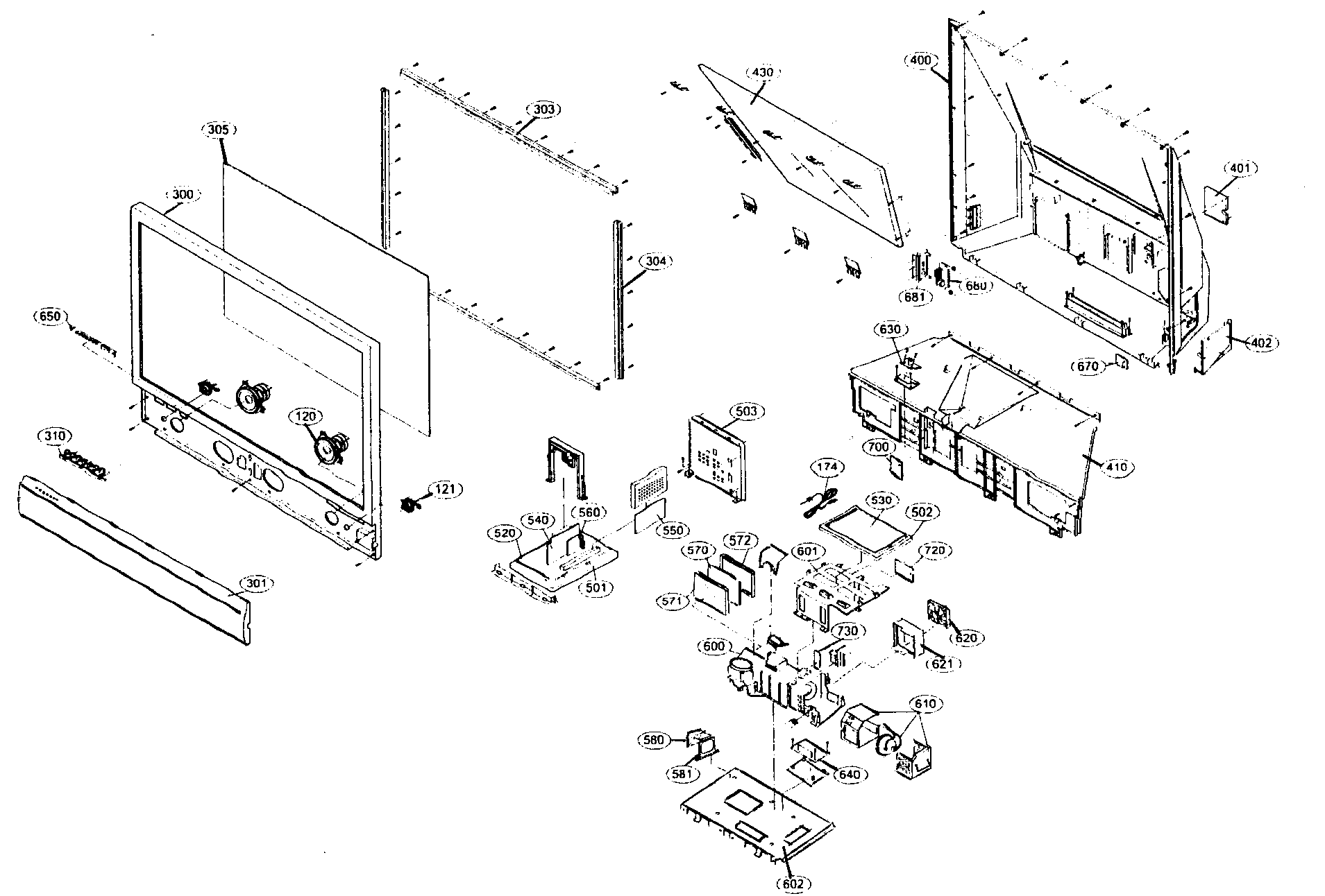 Cabinet parts