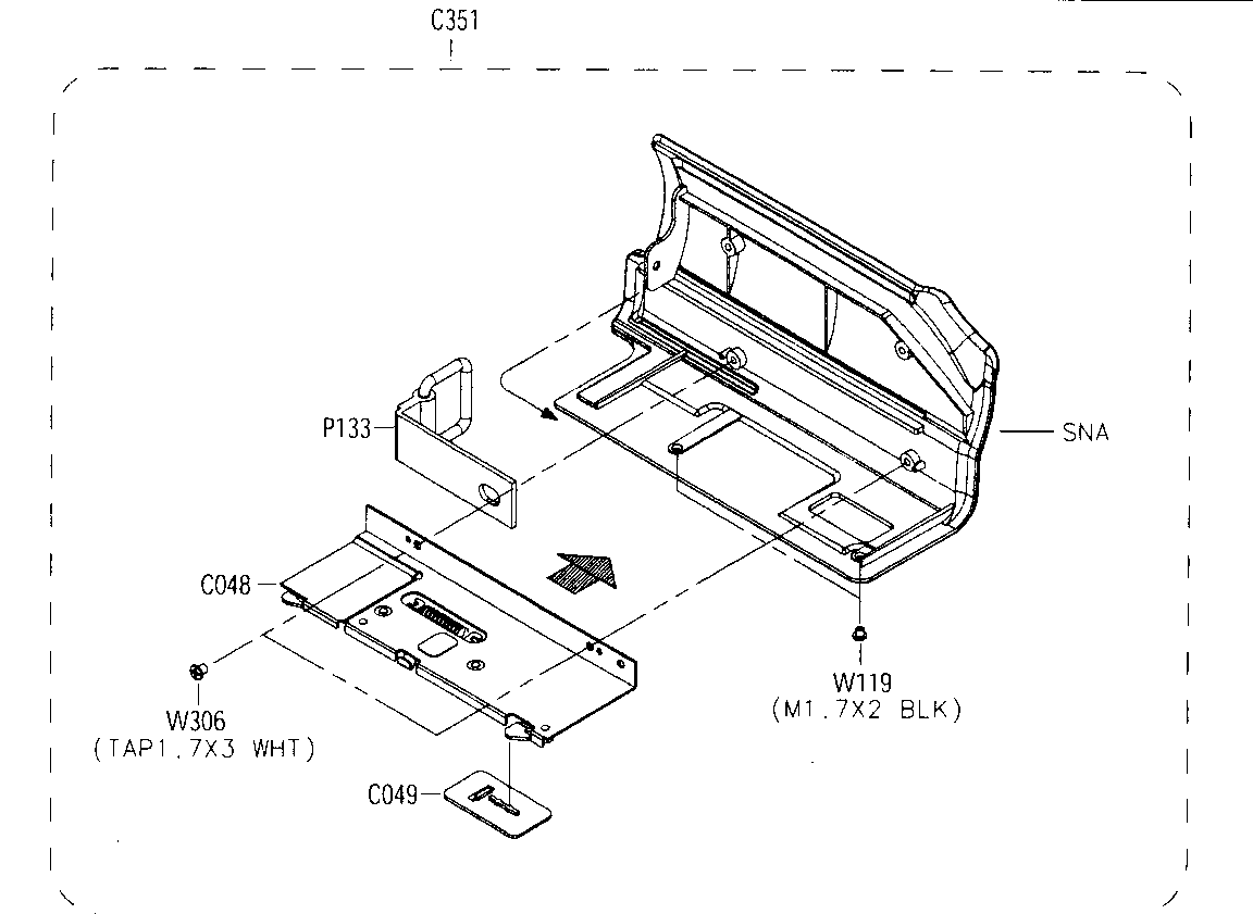 Cover housing assy