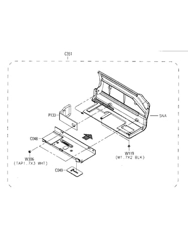 Cover housing assy