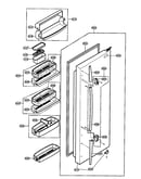Refrigerator door parts