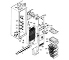 LG LRSC26944SW freezer parts diagram