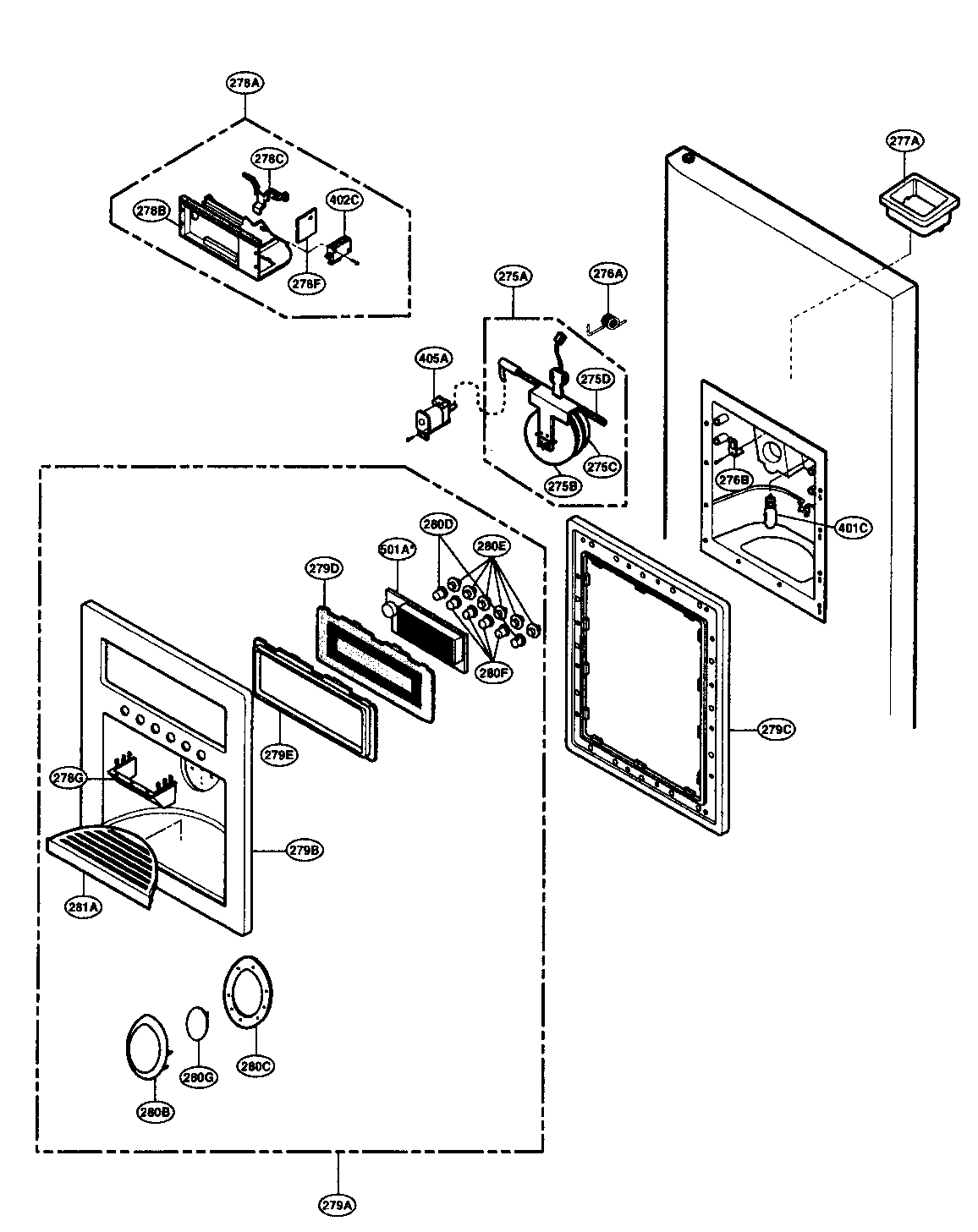 DISPENSER PARTS