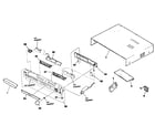 Sony DAV-DX150 cabinet parts diagram
