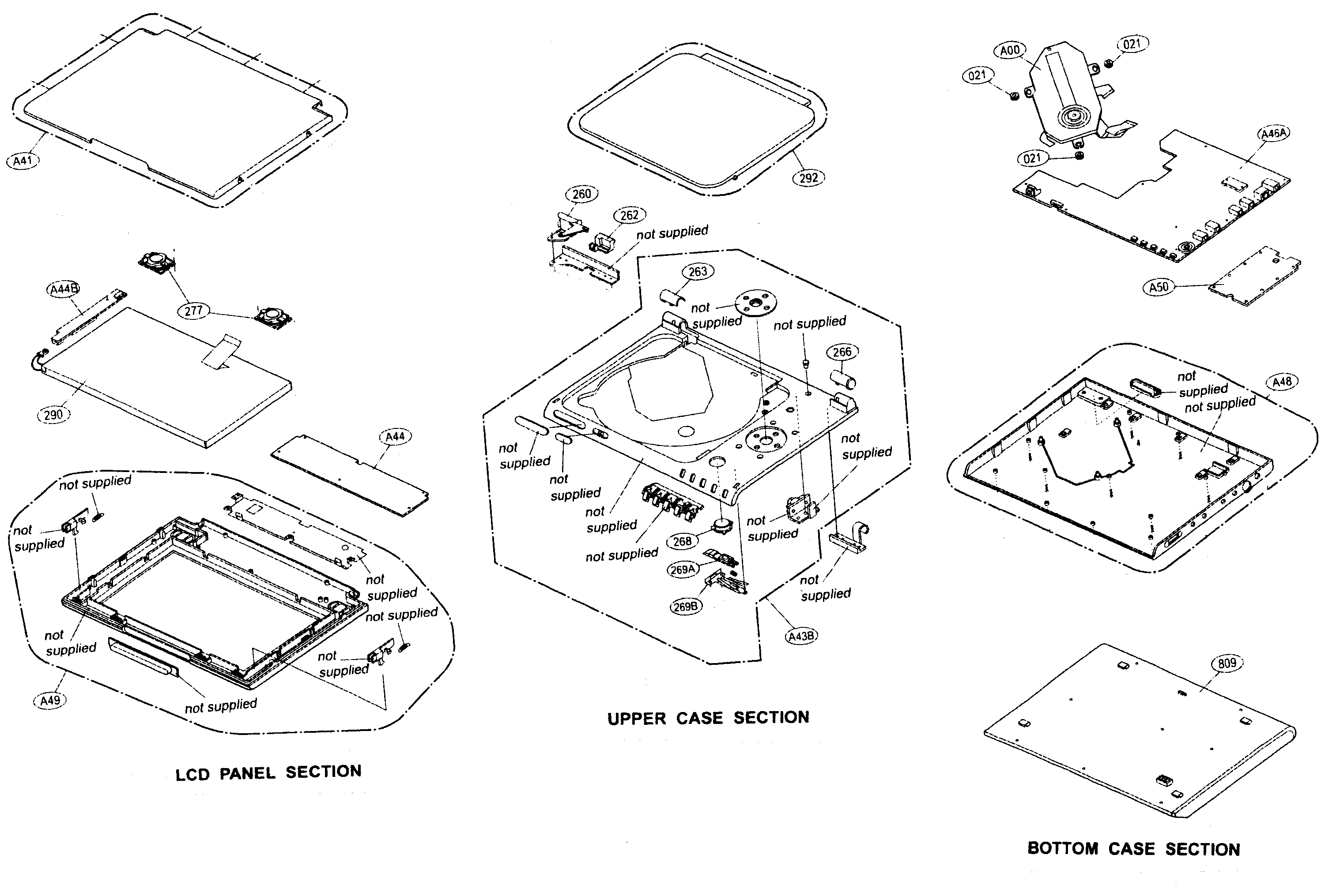 CABINET PARTS