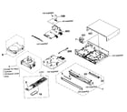Sony RDR-VX511 cabinet parts diagram