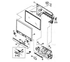 JVC HD-52G886 front cabinet parts diagram