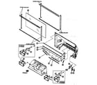 JVC HD-52G886 back cabinet parts diagram