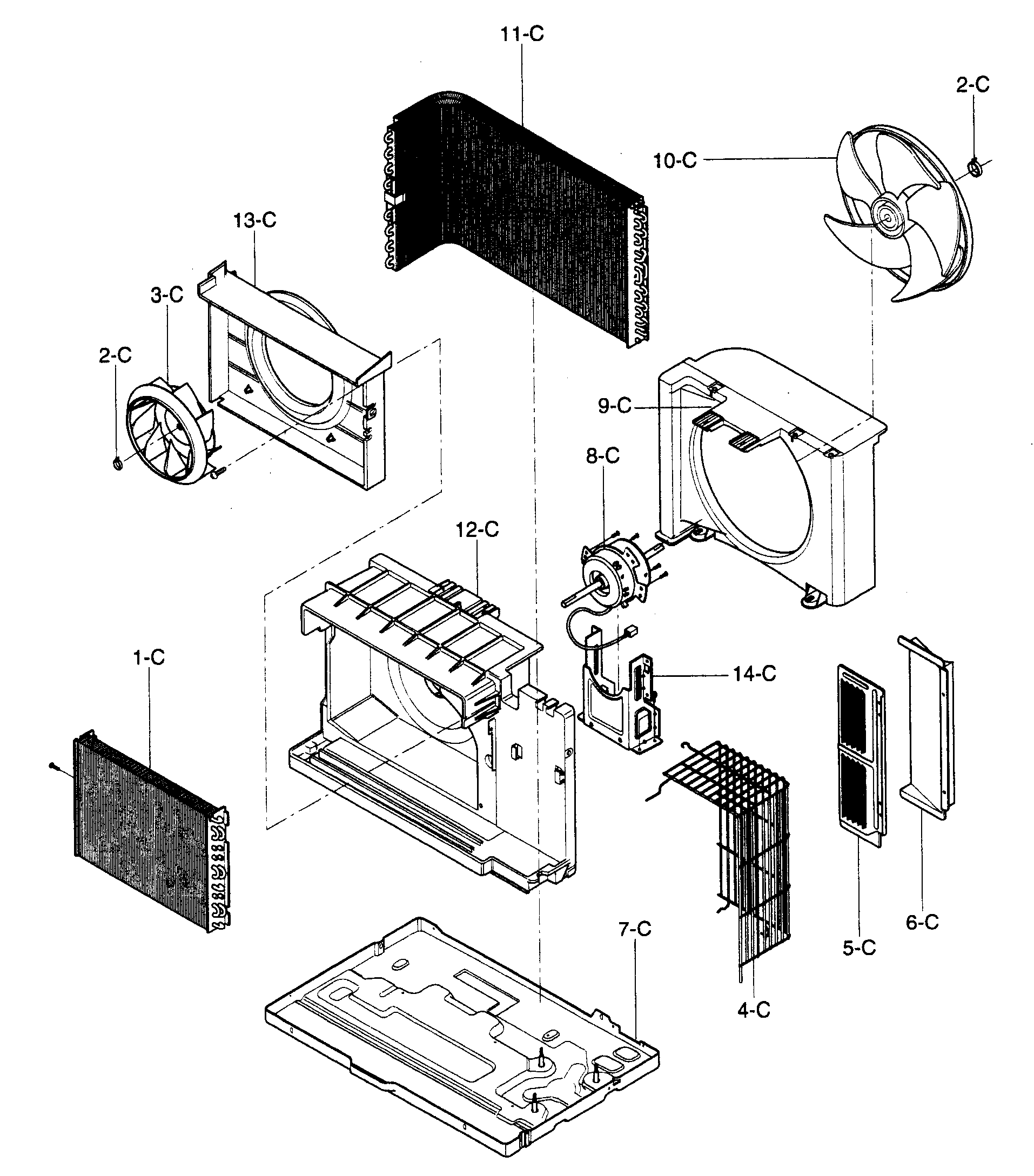 Air handling/cycle parts
