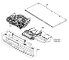 Sylvania DVC840E cabinet parts diagram