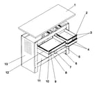 Craftsman 706597460 workbench diagram