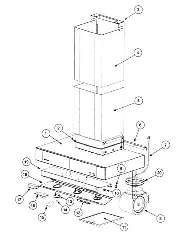 Rangehood assy
