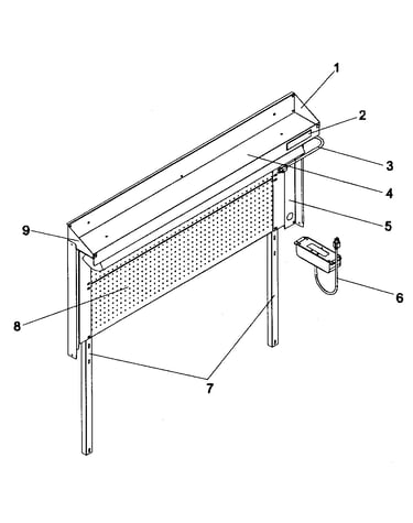 Backwall/pegboard