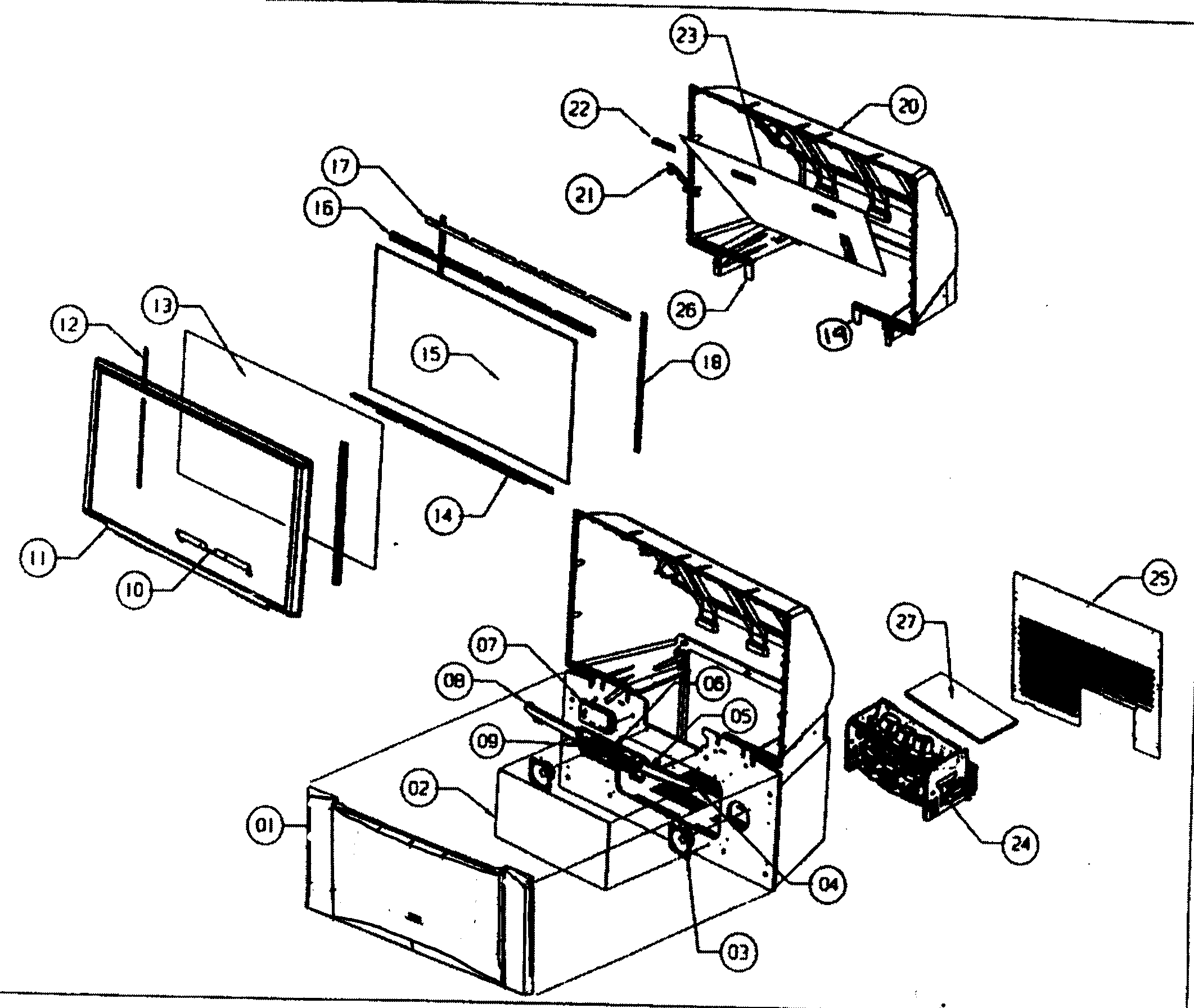 Cabinet parts