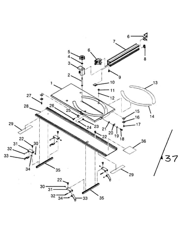 Table assy