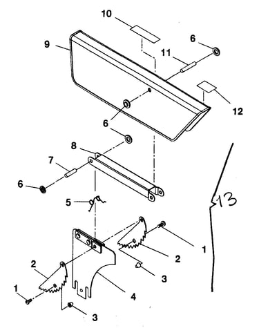 Blade guard assy