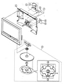 Rear cabinet/stand assy