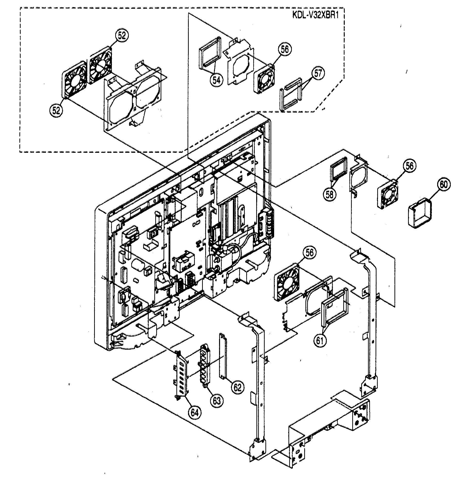 Fan block/frame