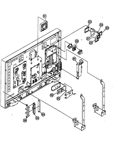 Fan block/arm