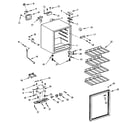 Kenmore 5641324110 cabinet parts diagram