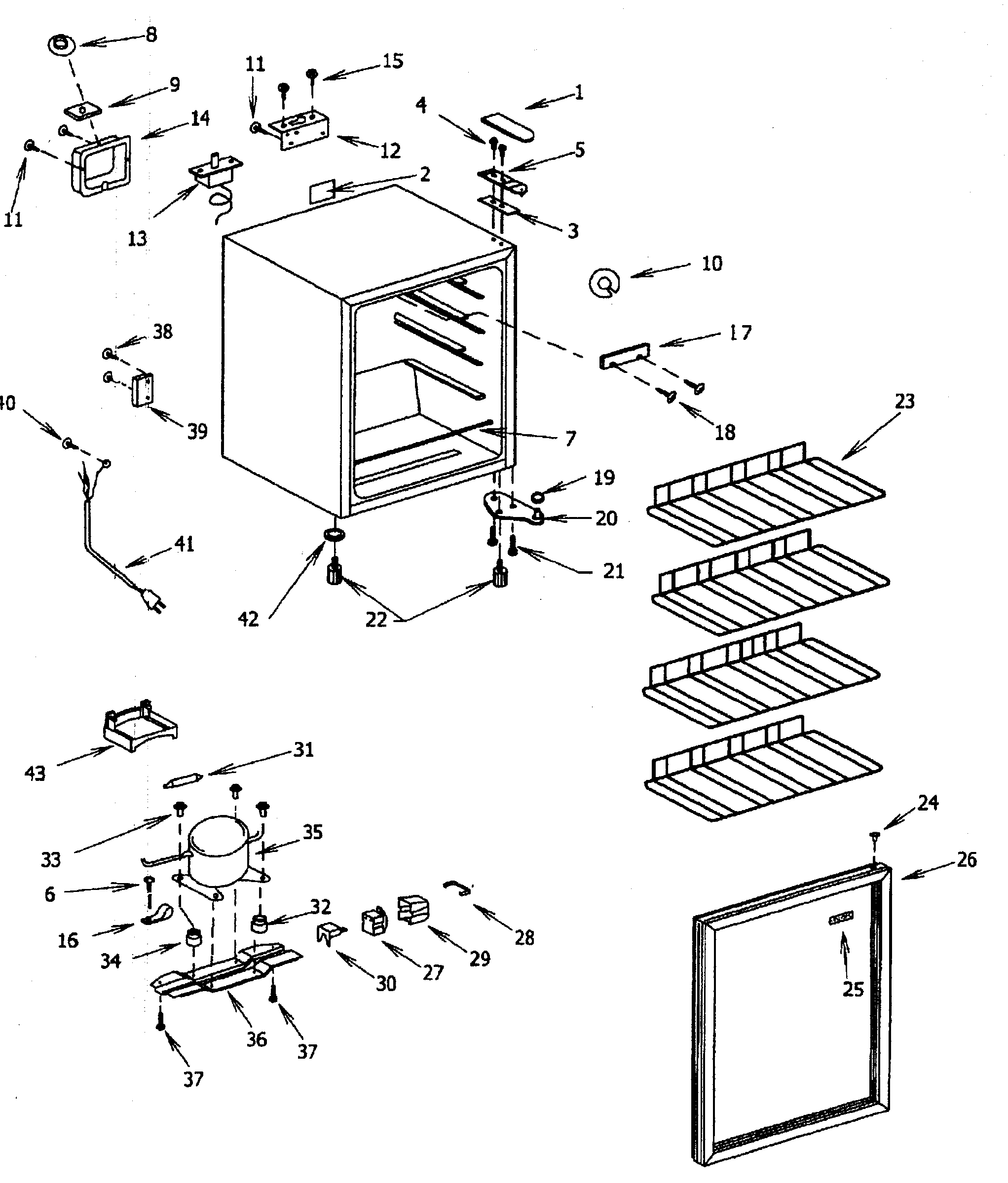 Cabinet parts