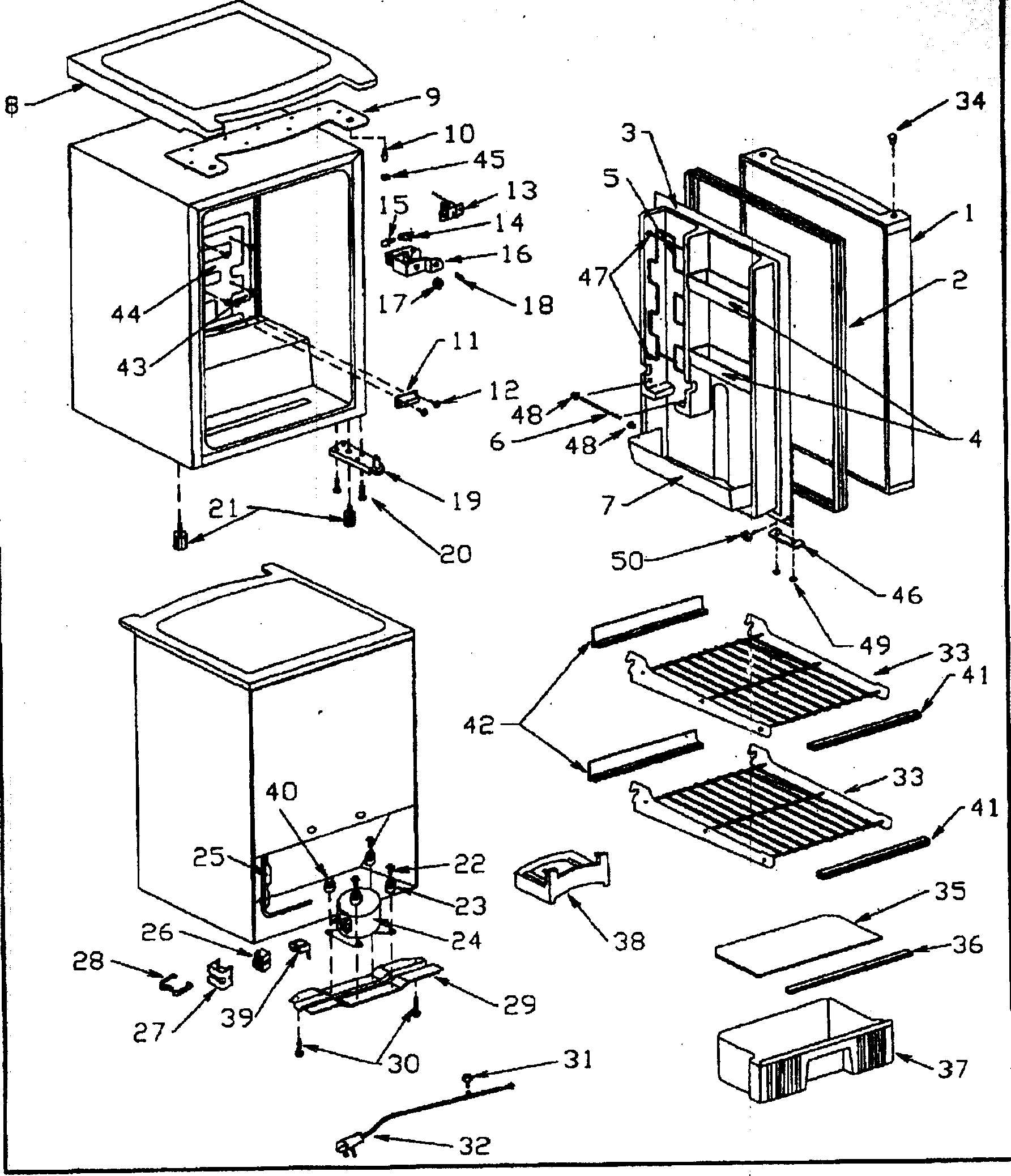 Cabinet parts