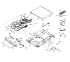 Yamaha DVX-C300 cabinet parts 1 diagram